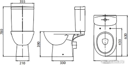 Унитаз Kolo Freja L79047000