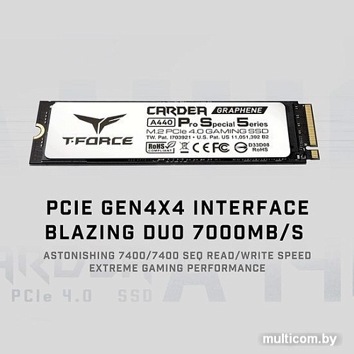 SSD Team T-Force Cardea A440 Pro Special Series 2TB TM8FPY002T0C129