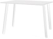 Кухонный стол Millwood Шанхай Л18 100x70 (белый/металл белый)