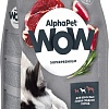 Сухой корм для собак AlphaPet WOW Superpremium с говядиной и сердцем для взрослых средних пород 7 кг