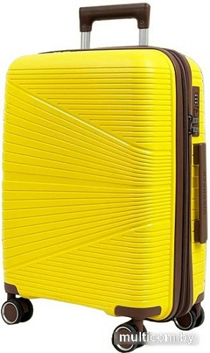 Чемодан-спиннер Mironpan 11363 49 см (желтый)