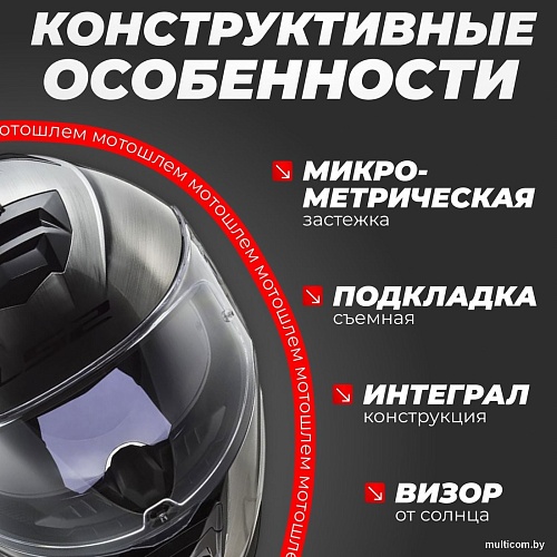 LS2 FF800 Storm II Jeans (XXL, Titanium)