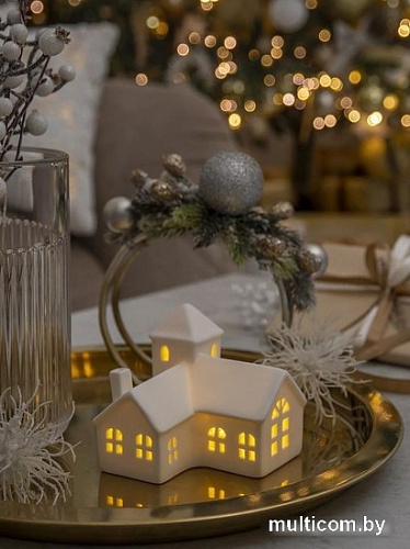 Светильник Лючия Фарфоровый Домик 18 185-18 (белый)