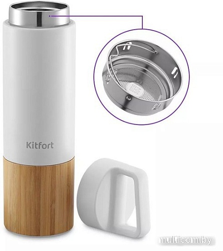 Термос Kitfort KT-1239 550мл (белый)