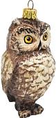 Елочные игрушки Грай Сова ЕГ-11 (коричневый)