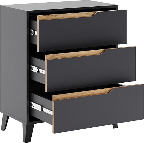 Комод ЭлиГард Eyva 3S (графит)