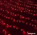 Световой дождь Luazon Led-400 контроллер (2x1.5 м, красный) [187296]