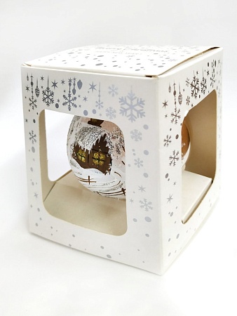 Елочная игрушка Декарт Зимняя церквушка 8Ш0021