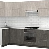 Готовая кухня S-Company Клео крафт 1.2x2.8 левая (железный камень/бетонный камень)
