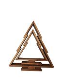 Елочка настольная Четыре Солнца S+L деревянные (коричневый)