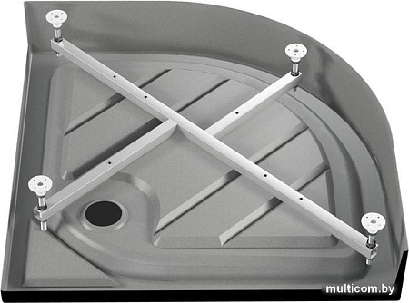 Душевой поддон Метакам Classic Black N 90x90 АПS_013574 (закругленный)