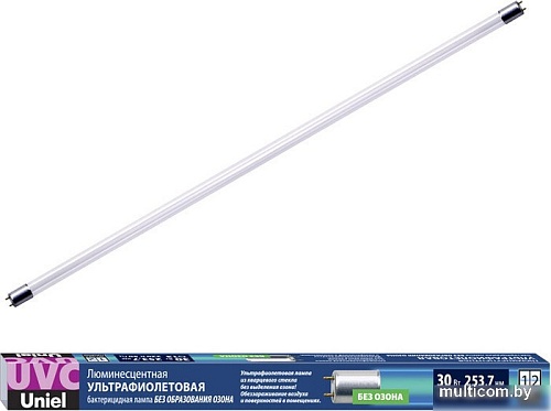 Ультрафиолетовая лампа Uniel EFL-T8-30/UVCB/G13/CL UL-00007277