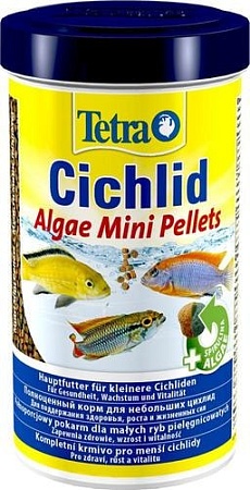 Сухой корм Tetra Cichlid Algae Mini Pellets 0.5 л