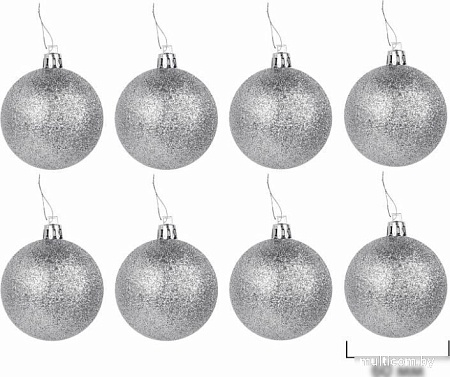 Елочная игрушка Золотая сказка 592161 (24 шт, серебристый)