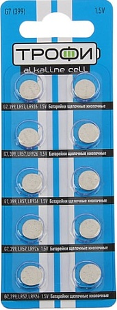 Батарейка Трофи LR57 10 шт.