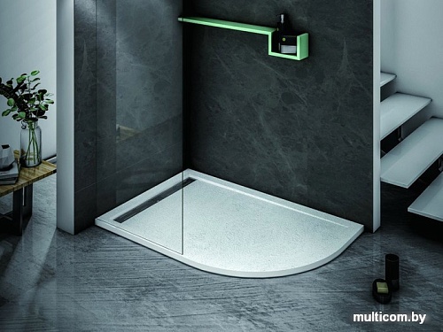 Душевой поддон Cezares TRAY-AS-RH-120/80-30-W-L