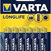 Батарейка Varta Longlife ААА1 5V 4008496807802 12 шт