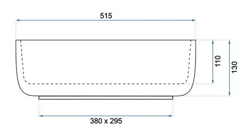 Умывальник Rea Martina U6646