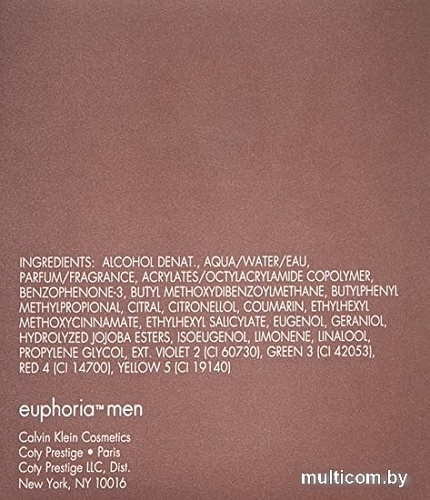 Calvin Klein Euphoria Men EdT (30 мл)