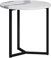 Журнальный столик LoftyHome Годмар Тренто 1627748 (мрамор сноу/черный)