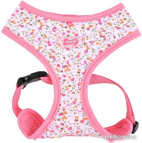 Шлейка Puppia Wildflower PAUA-HA1826-PK-M (розовый)