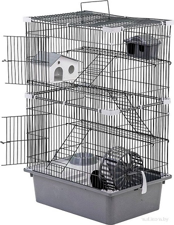 Клетка ЕСО Рикки 43112сер-черн