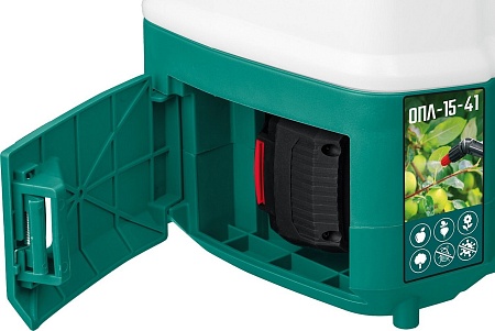 Аккумуляторный опрыскиватель Зубр ОПЛ-15-41 (с 1-им АКБ)