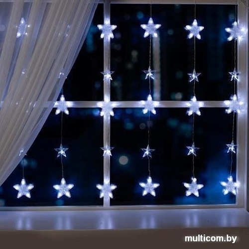 Бахрома Luazon 186 LED 2.4х0.9м (белый) 4356974