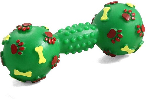 Игрушка для собак Triol Гантель с лапками и косточками 12101047