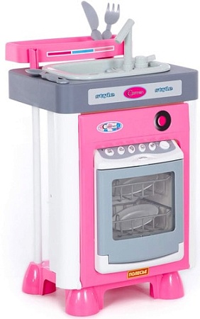 Комплект бытовой техники игрушечный Полесье Carmen №3 с посудомоечной машиной и мойкой 57914