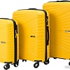 Комплект чемоданов Pride PP-9702 (3шт, желтый)