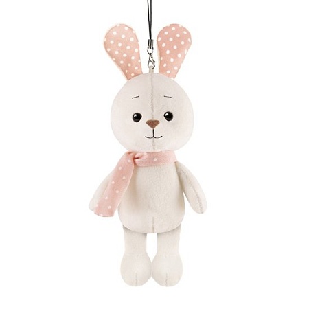 Классическая игрушка Maxitoys Luxury Кролик с цветными ушками MT-MRT02221-1-13 (белый)