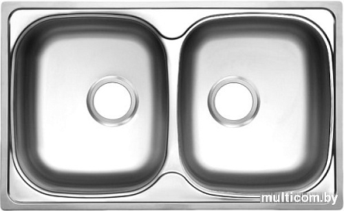 Кухонная мойка Ukinox Классика CLM780.480 20--6K 3C