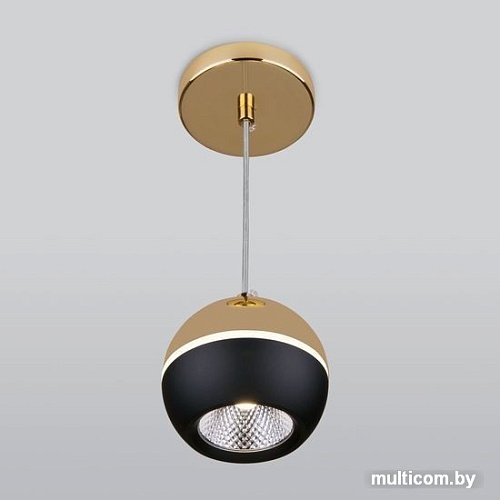 Подвесная люстра Elektrostandard DLS023 9W 4200K (черный /золото)