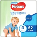 Трусики-подгузники Huggies Mega 4 для мальчиков 9-14 кг (52 шт)