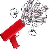 Пистолет Darvish Пистолет для денег DV-T-2309