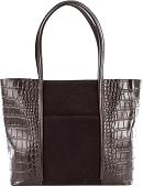 Женская сумка Poshete 931-Y9710-1220ZDBW (темно-коричневый)