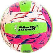 Мяч для пляжного волейбола Meik QSV515 (5 размер, белый/розовый/салатовый)