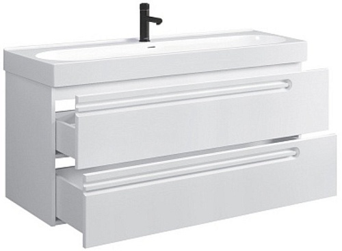 Belux Тумба под умывальник Стокгольм НП 120-02 (1, белый глянцевый)