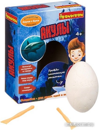 Набор для опытов Bondibon Науки с Буки Акулы ВВ3176