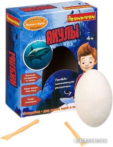 Набор для опытов Bondibon Науки с Буки Акулы ВВ3176