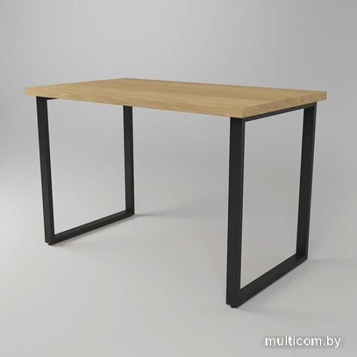 Кухонный стол Дабер 011 С11.12.2.9 (опора металл черный/гикори натуральный)