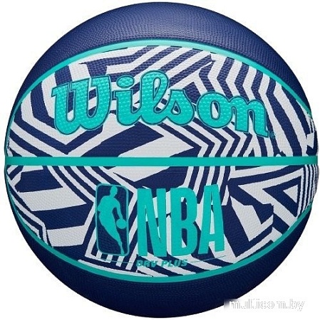 Баскетбольный мяч Wilson NBA DRV Plus Camo Indigo WZ3016102XB7 (7 размер)