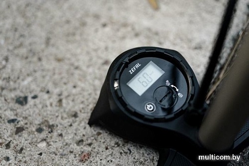 Насос ручной велосипедный Zefal Profil Max Fp65 Z-Turn Floor Pump (серебристый)