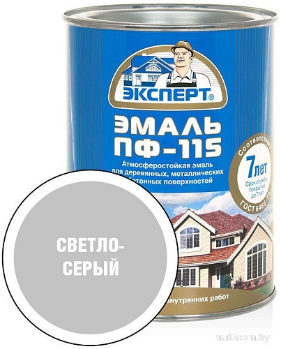 Эксперт ПФ-115М Глянцевый 0.8 кг (светло-серый)