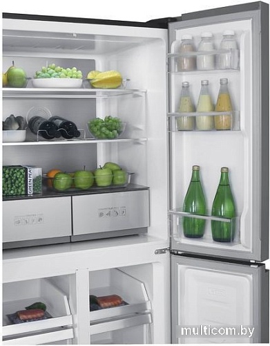 Четырёхдверный холодильник Korting KNFM 84799 GN