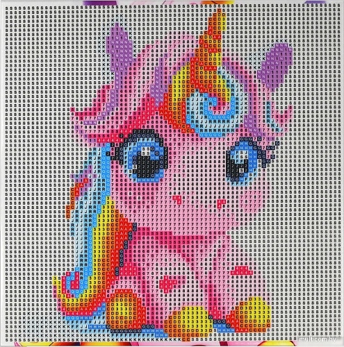 Алмазная мозаика Феникс+ Розовый единорог 70831