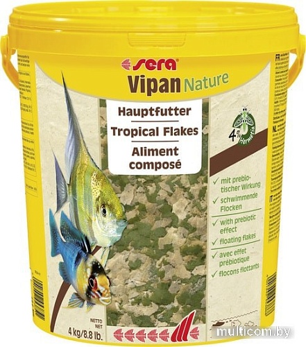 Сухой корм Sera Vipan Nature 4 кг