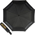 Зонт Moschino 8021-OCA New Metal Logo Black