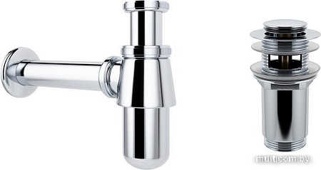 Сифон Wellsee Drainage System 182103001 (сифон, донный клапан, хром)